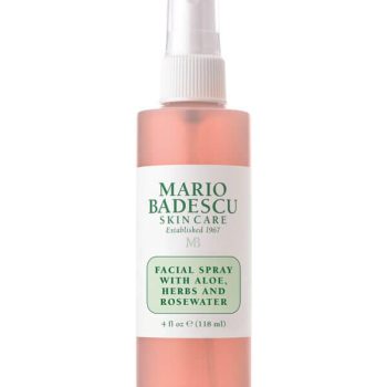 Facial spray with aloe, herbs and rose water