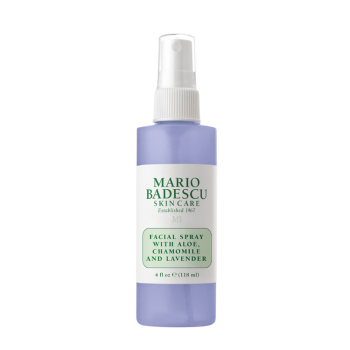 Facial spray with aloe, chamomille, and lavender